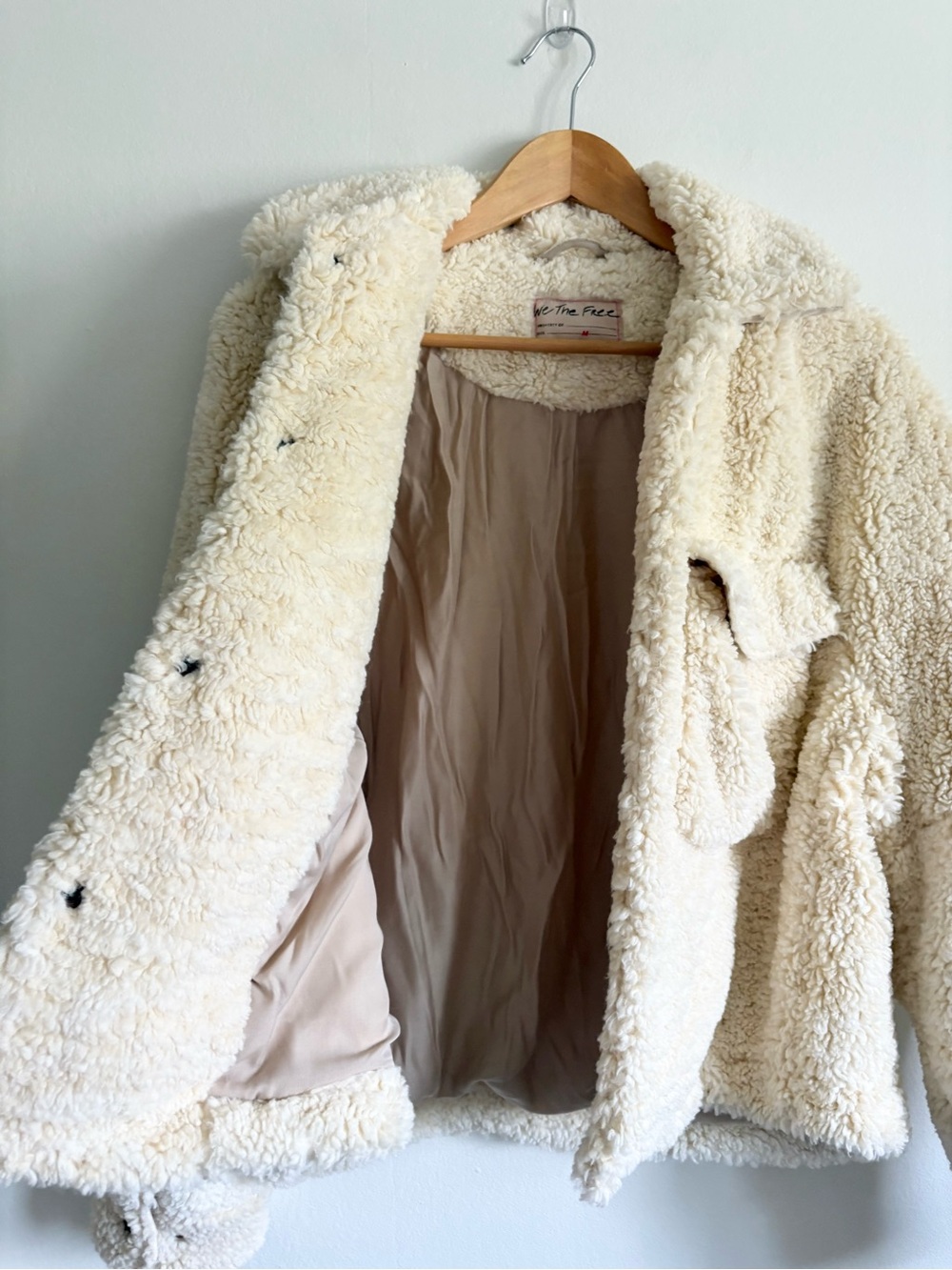 Free People Teddy Swing Jacket in Chai - Picture 7 of 10